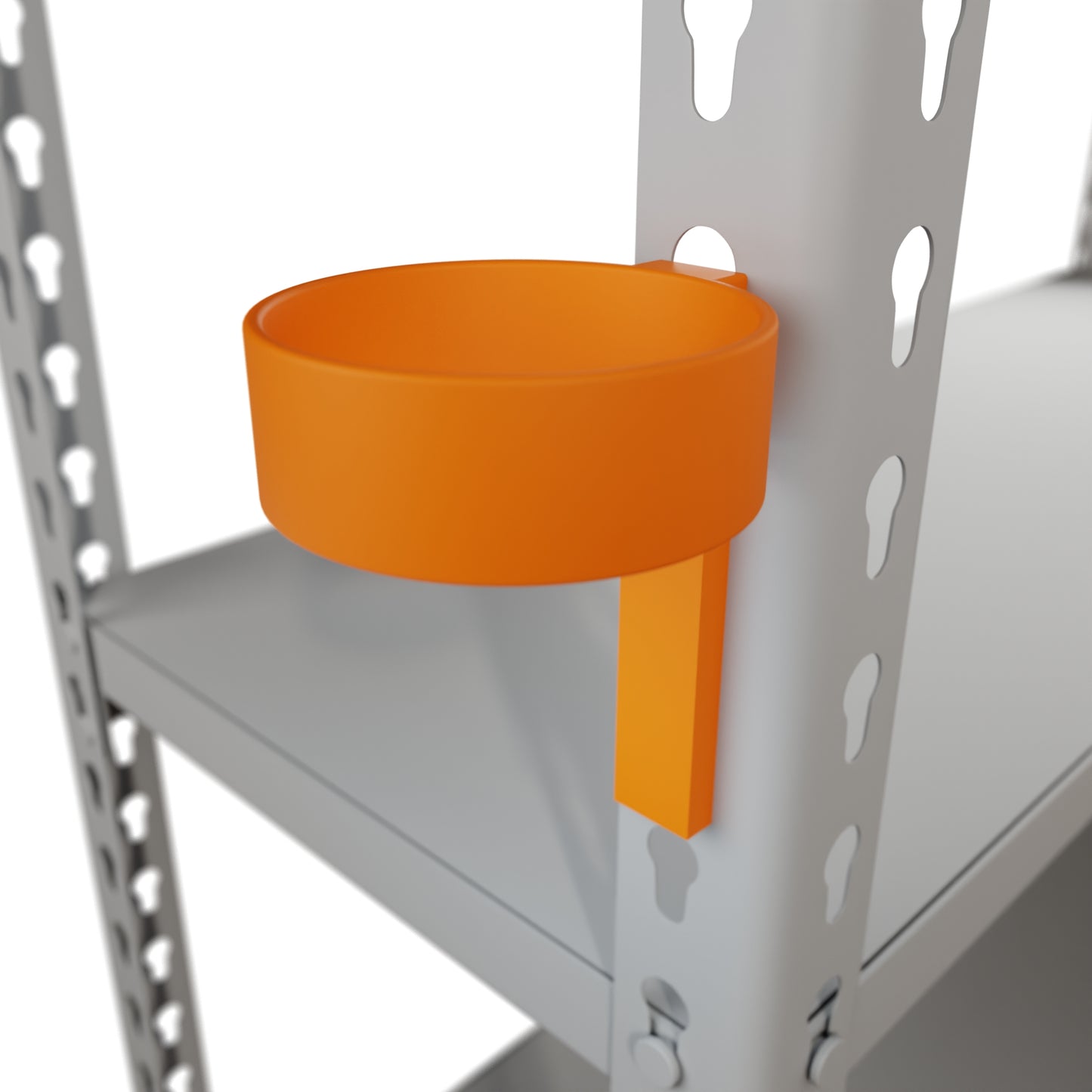 Caulk Gun Holder for Metal Shelving